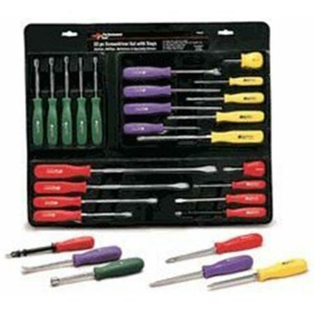 PERFORMANCE TOOL W80022 22-Piece Screwdriver Set PMW80022